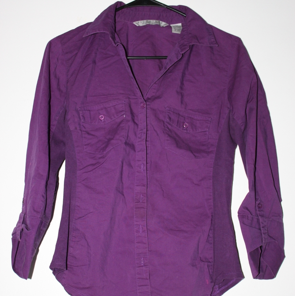 Purple Dress Shirt Women's